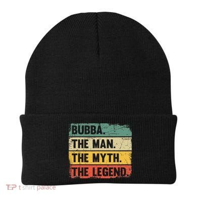 Bubba The Man The Myth The Legend Retro Gift For Bubba Beanie