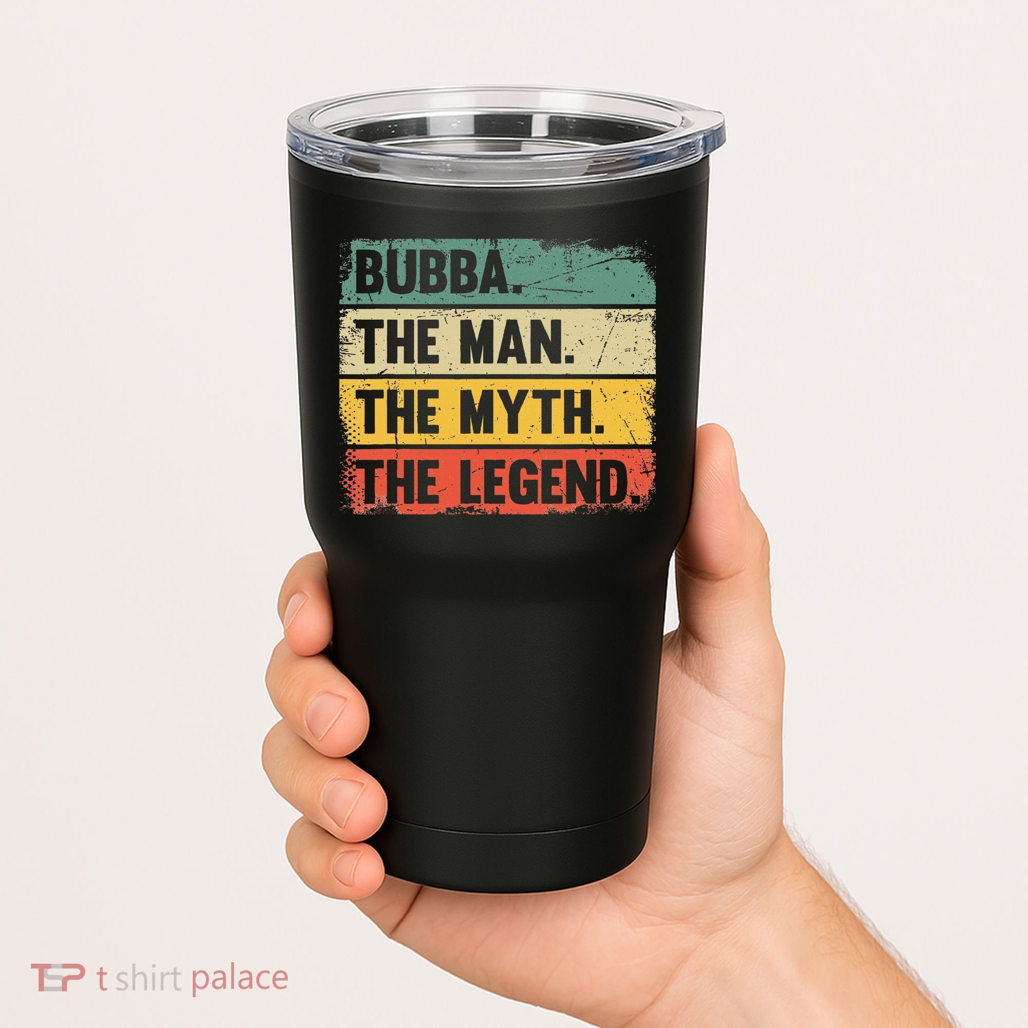 Bubba The Man The Myth The Legend Retro Gift For Bubba Tumbler