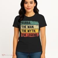Bubba The Man The Myth The Legend Retro Gift For Bubba Women's T-Shirt thumb 4