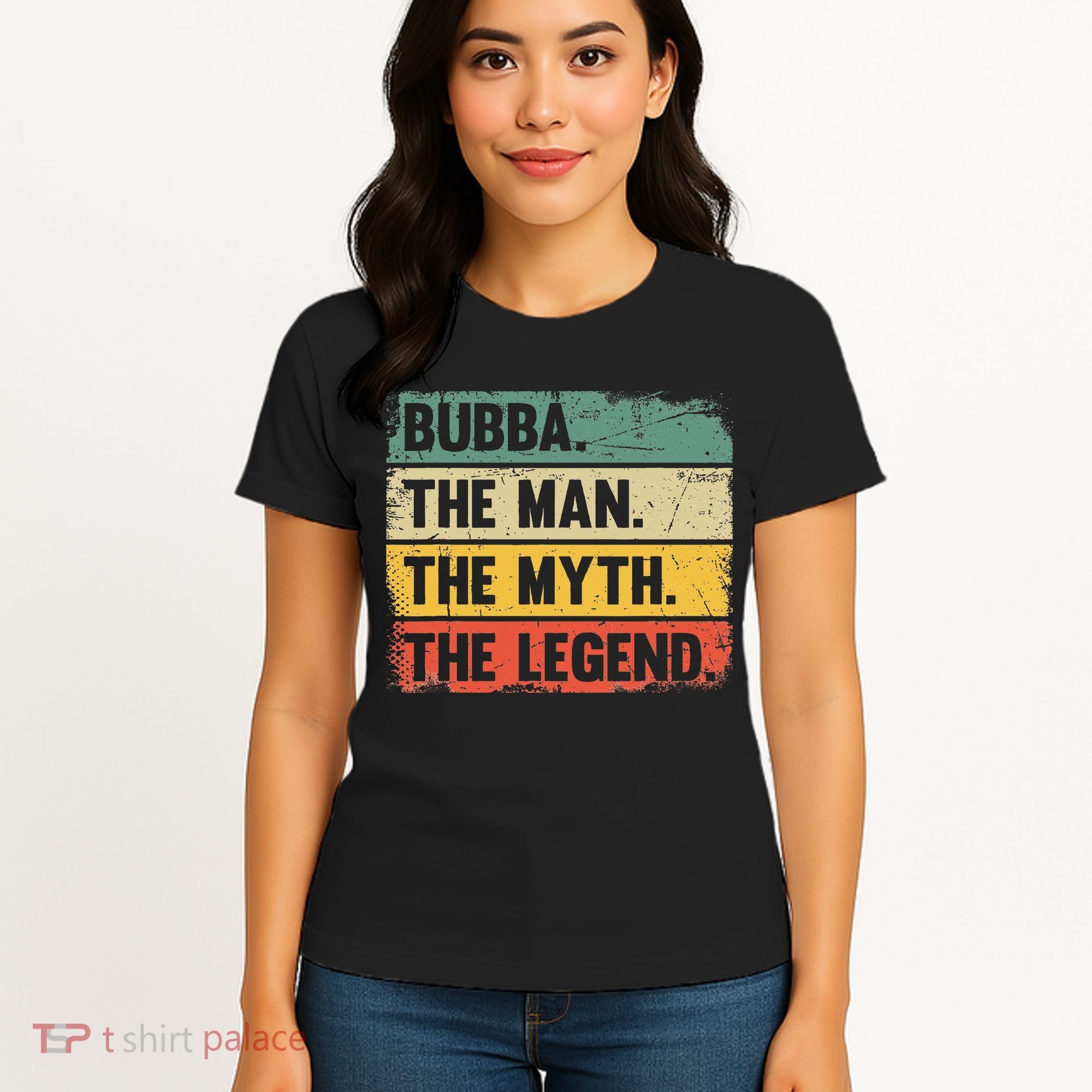 Bubba The Man The Myth The Legend Retro Gift For Bubba Women's T-Shirt