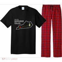 Bourbon Trail Map Kentucky Whiskey Drinking Pajama Set thumb 0