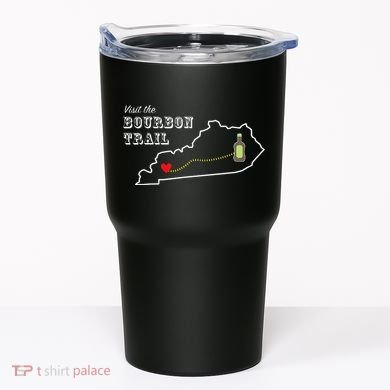 Bourbon Trail Map Kentucky Whiskey Drinking Tumbler