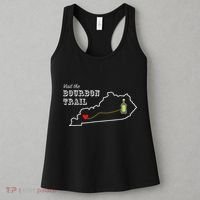 Bourbon Trail Map Kentucky Whiskey Drinking Women's Tank Top thumb 3