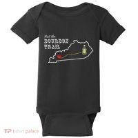 Bourbon Trail Map Kentucky Whiskey Drinking Baby Bodysuit thumb 0