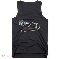 Bourbon Trail Map Kentucky Whiskey Drinking Tank Top thumb 0