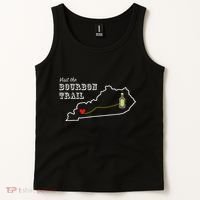 Bourbon Trail Map Kentucky Whiskey Drinking Tank Top thumb 2