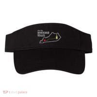 Bourbon Trail Map Kentucky Whiskey Drinking Visor thumb 0