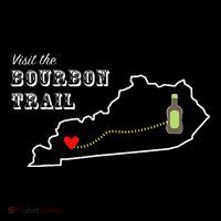 Bourbon Trail Map Kentucky Whiskey Drinking Women's T-Shirt thumb 6