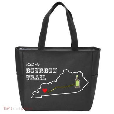 Bourbon Trail Map Kentucky Whiskey Drinking Tote Bag
