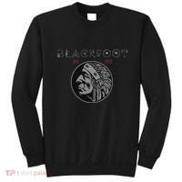 Blackfoot Tribe Native American Indian Born Proud Retro Sweatshirt thumb 0