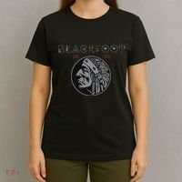 Blackfoot Tribe Native American Indian Born Proud Retro T-Shirt thumb 4