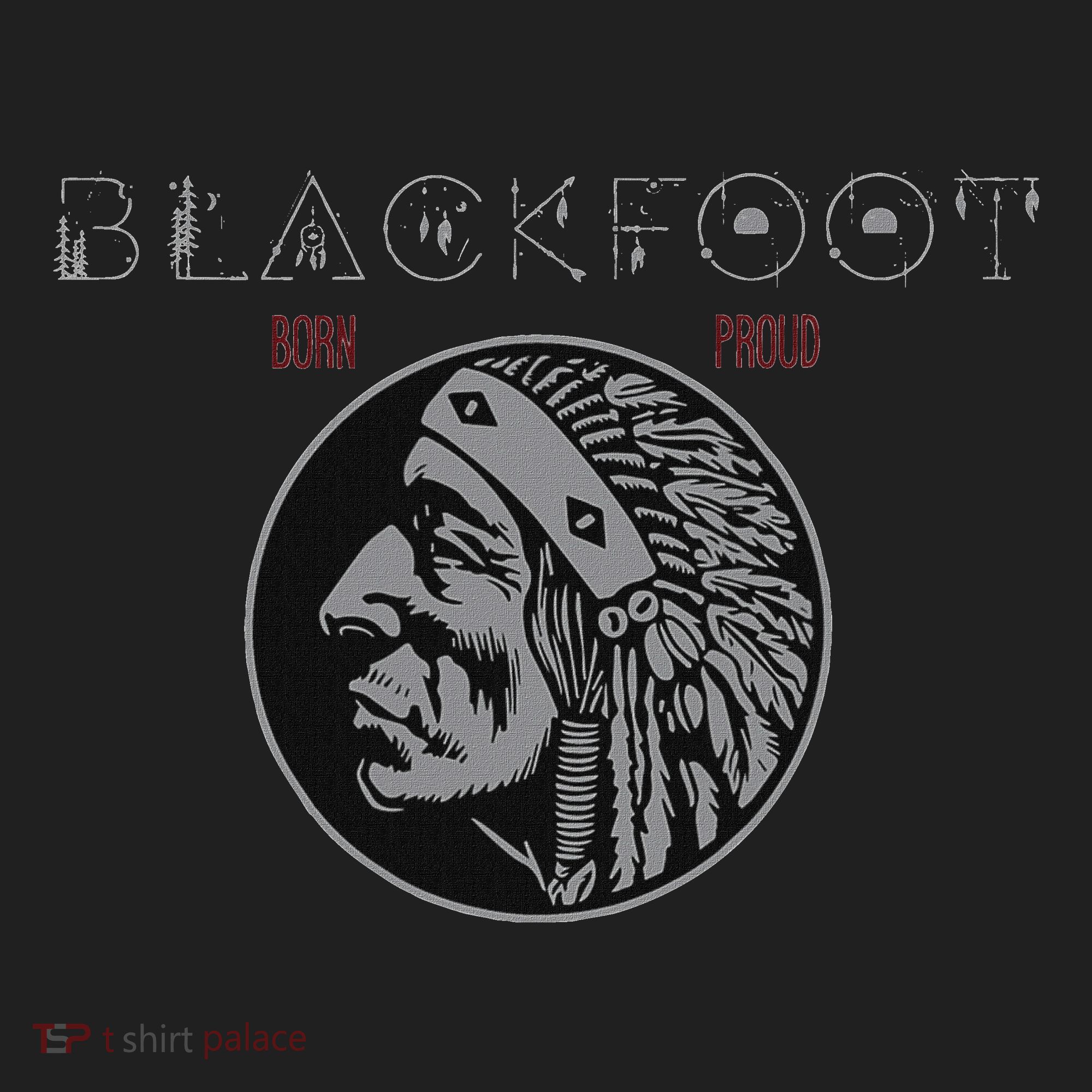 Blackfoot Tribe Native American Indian Born Proud Retro Tumbler