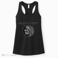 Blackfoot Tribe Native American Indian Born Proud Retro Women's Tank Top thumb 0