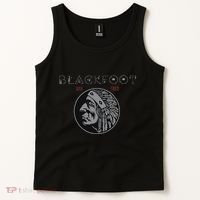 Blackfoot Tribe Native American Indian Born Proud Retro Tank Top thumb 2