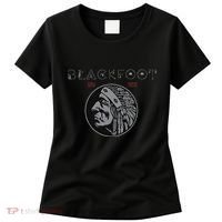Blackfoot Tribe Native American Indian Born Proud Retro Women's T-Shirt thumb 0