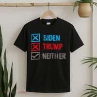 Biden Trump Neither Vote None Of The Above T-Shirt thumb 2