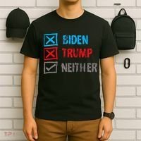Biden Trump Neither Vote None Of The Above T-Shirt thumb 6