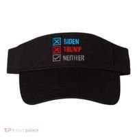 Biden Trump Neither Vote None Of The Above Visor thumb 0
