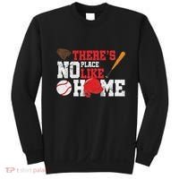 Baseball ThereS No Place Like Home Ball Bat Glove Sweatshirt thumb 0