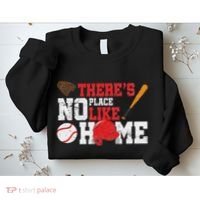 Baseball ThereS No Place Like Home Ball Bat Glove Sweatshirt thumb 2