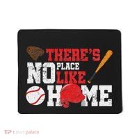 Baseball ThereS No Place Like Home Ball Bat Glove Mousepad thumb 0