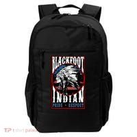Blackfoot Tribe Native Pride Respect American Indian Us Flag Meaningful Gift Backpack thumb 0