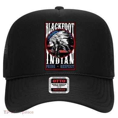 Blackfoot Tribe Native Pride Respect American Indian Us Flag Meaningful Gift Hat