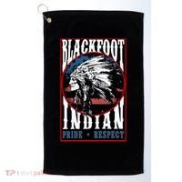 Blackfoot Tribe Native Pride Respect American Indian Us Flag Meaningful Gift Golf Towel thumb 0