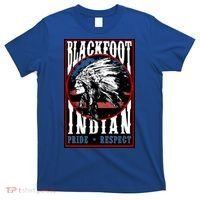 Blackfoot Tribe Native Pride Respect American Indian Us Flag Meaningful Gift T-Shirt thumb 0