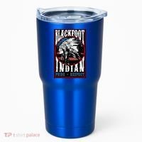Blackfoot Tribe Native Pride Respect American Indian Us Flag Meaningful Gift Tumbler thumb 0