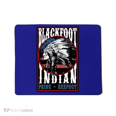 Blackfoot Tribe Native Pride Respect American Indian Us Flag Meaningful Gift Mousepad