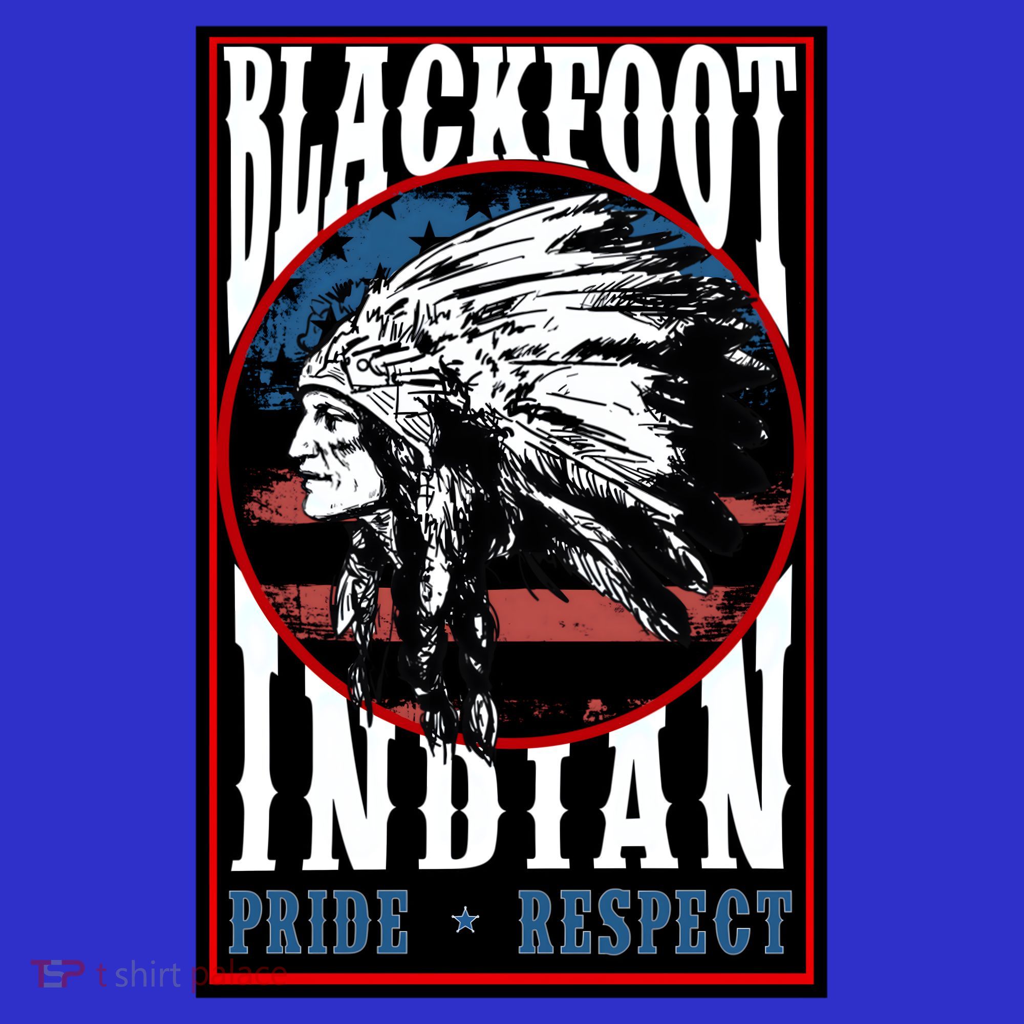 Blackfoot Tribe Native Pride Respect American Indian Us Flag Meaningful Gift Women's Tank Top