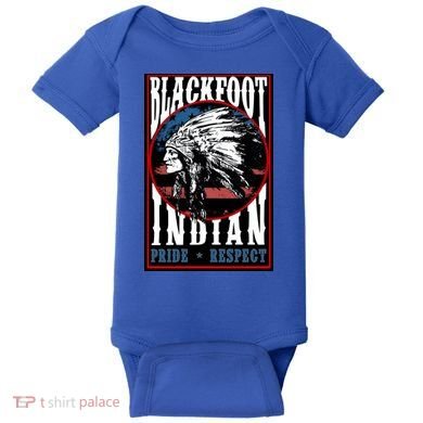 Blackfoot Tribe Native Pride Respect American Indian Us Flag Meaningful Gift Baby Bodysuit