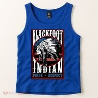 Blackfoot Tribe Native Pride Respect American Indian Us Flag Meaningful Gift Tank Top thumb 2