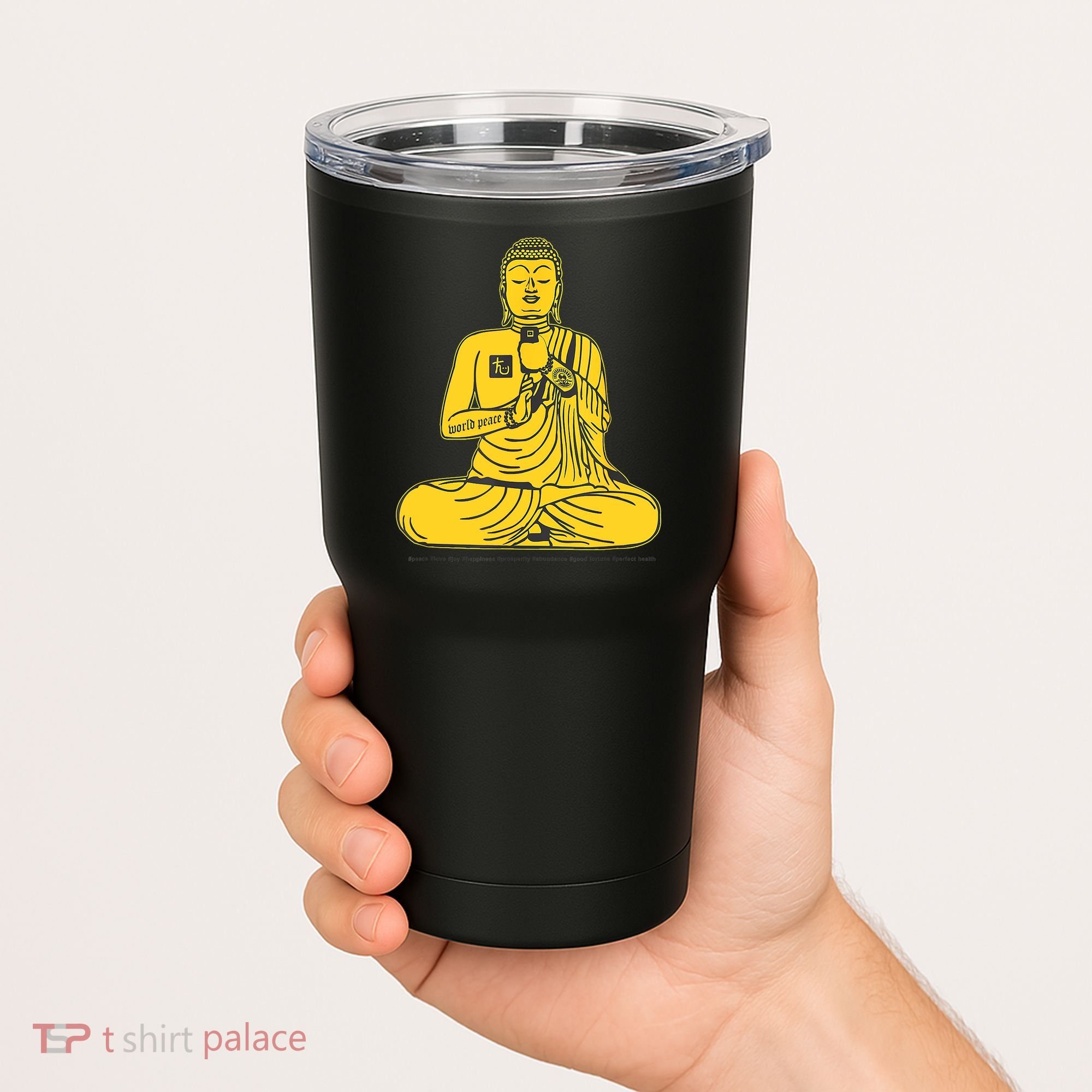Buddha Texting On Cell Phone Tumbler