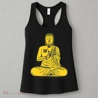 Buddha Texting On Cell Phone Women's Tank Top thumb 3
