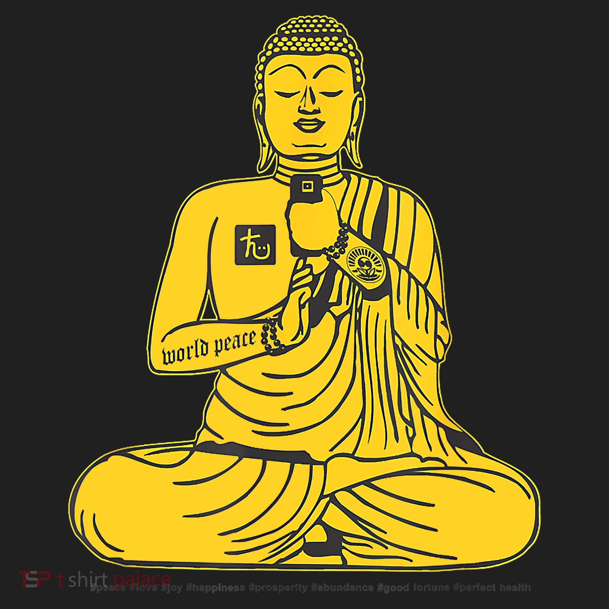 Buddha Texting On Cell Phone Hat