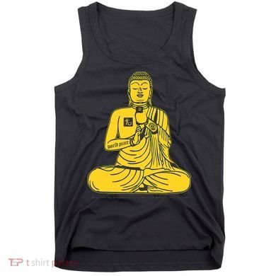 Buddha Texting On Cell Phone Tank Top