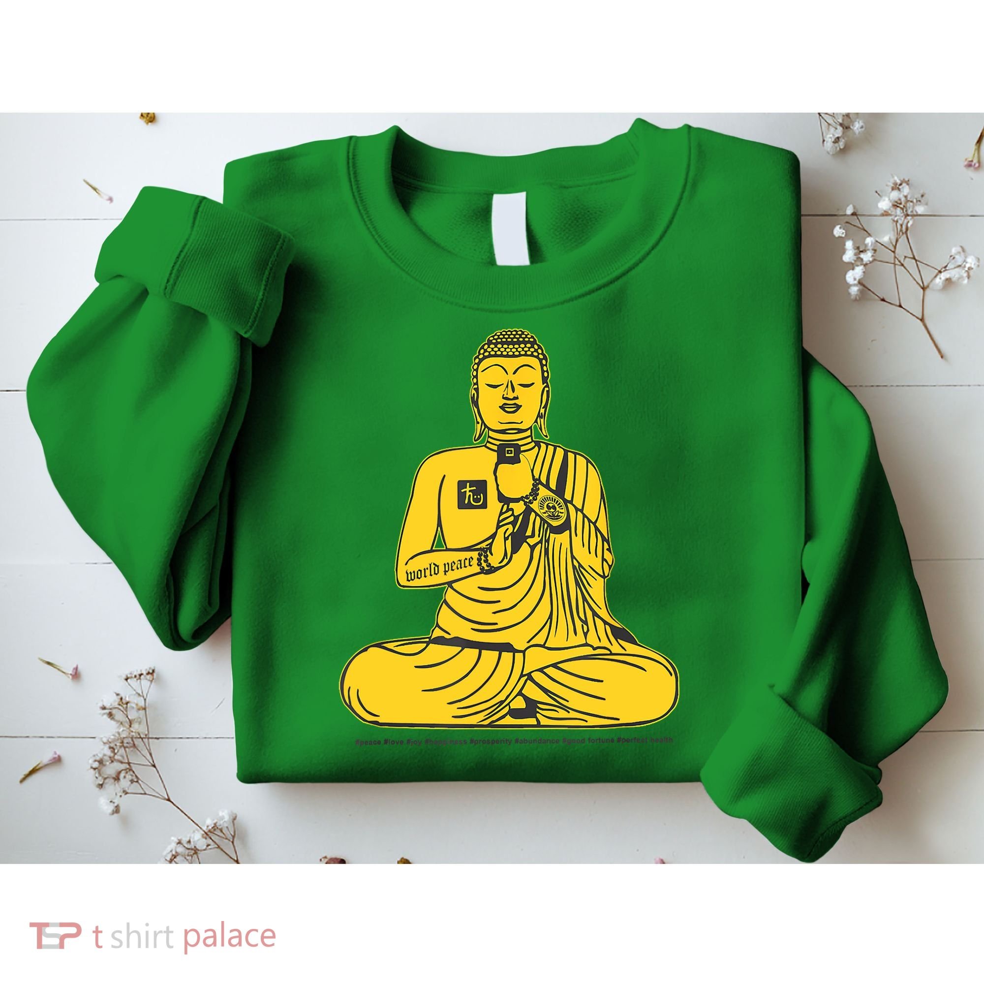 Buddha Texting On Cell Phone Sweatshirt