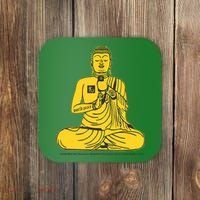 Buddha Texting On Cell Phone Coaster thumb 0