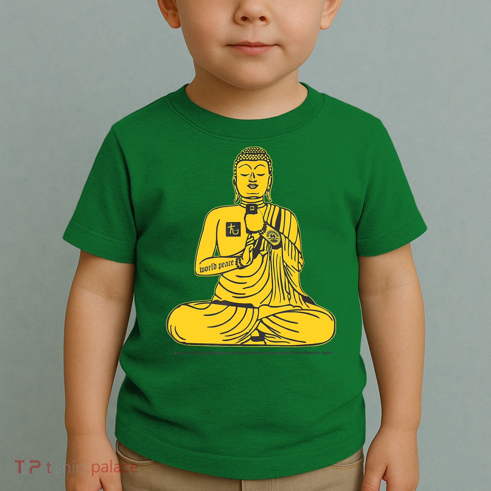 Buddha Texting On Cell Phone Toddler T-Shirt