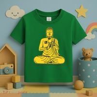 Buddha Texting On Cell Phone Toddler T-Shirt thumb 3