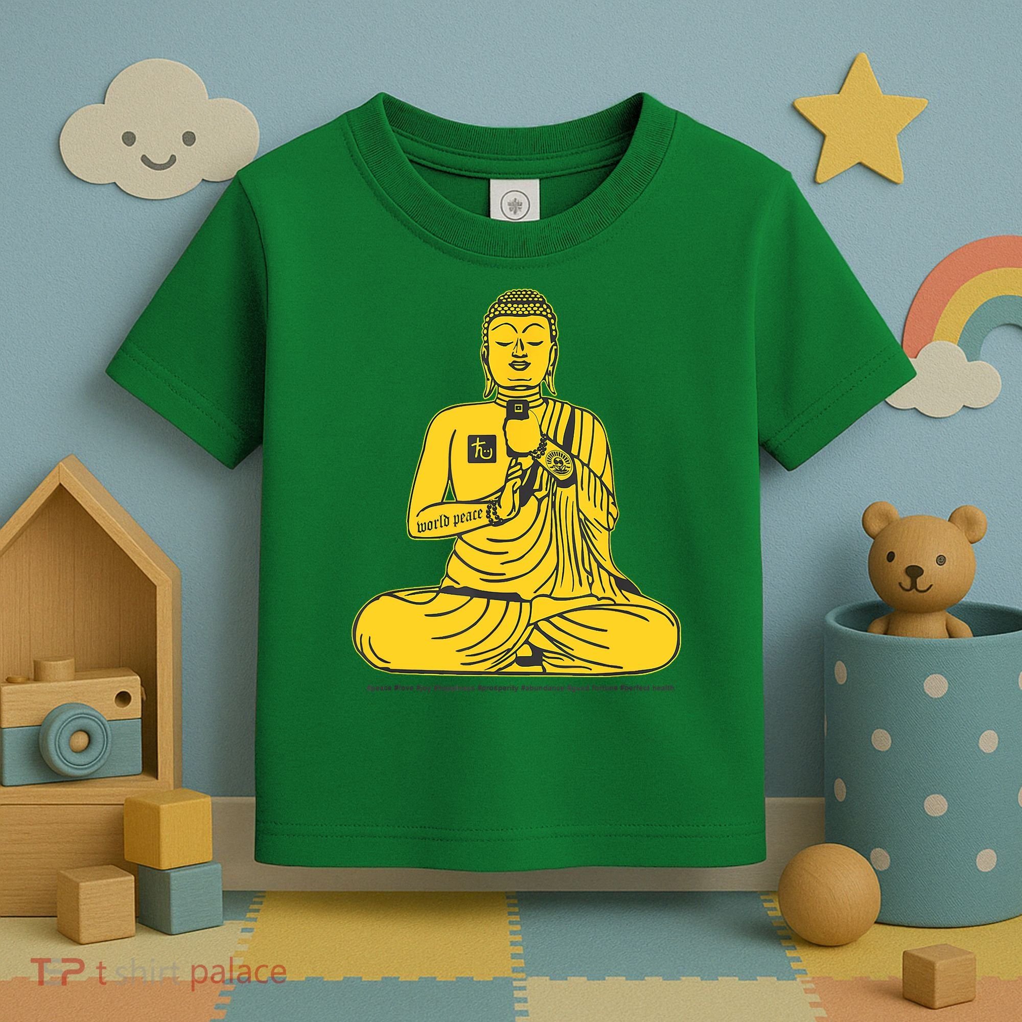 Buddha Texting On Cell Phone Toddler T-Shirt