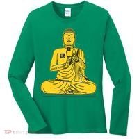 Buddha Texting On Cell Phone Women's Long Sleeve Shirt thumb 0