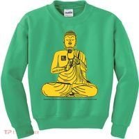 Buddha Texting On Cell Phone Kids Sweatshirt thumb 0