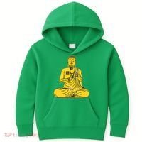 Buddha Texting On Cell Phone Kids Hoodie thumb 0