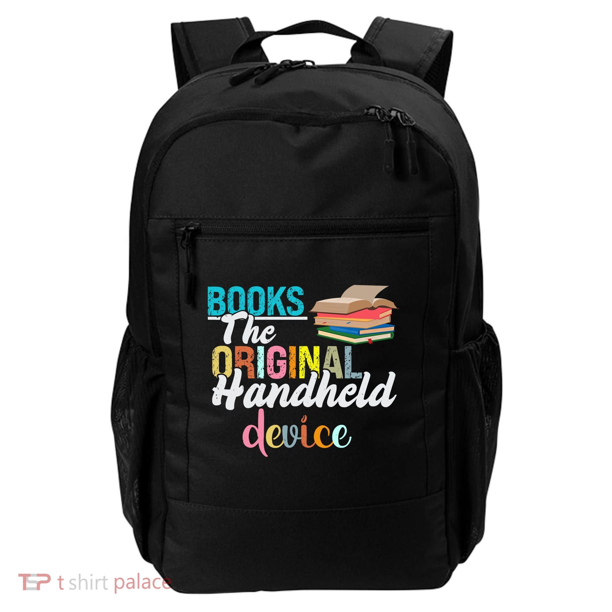 Books The Original Handheld Device Book Librarian Backpack