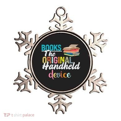 Books The Original Handheld Device Book Librarian Ornament