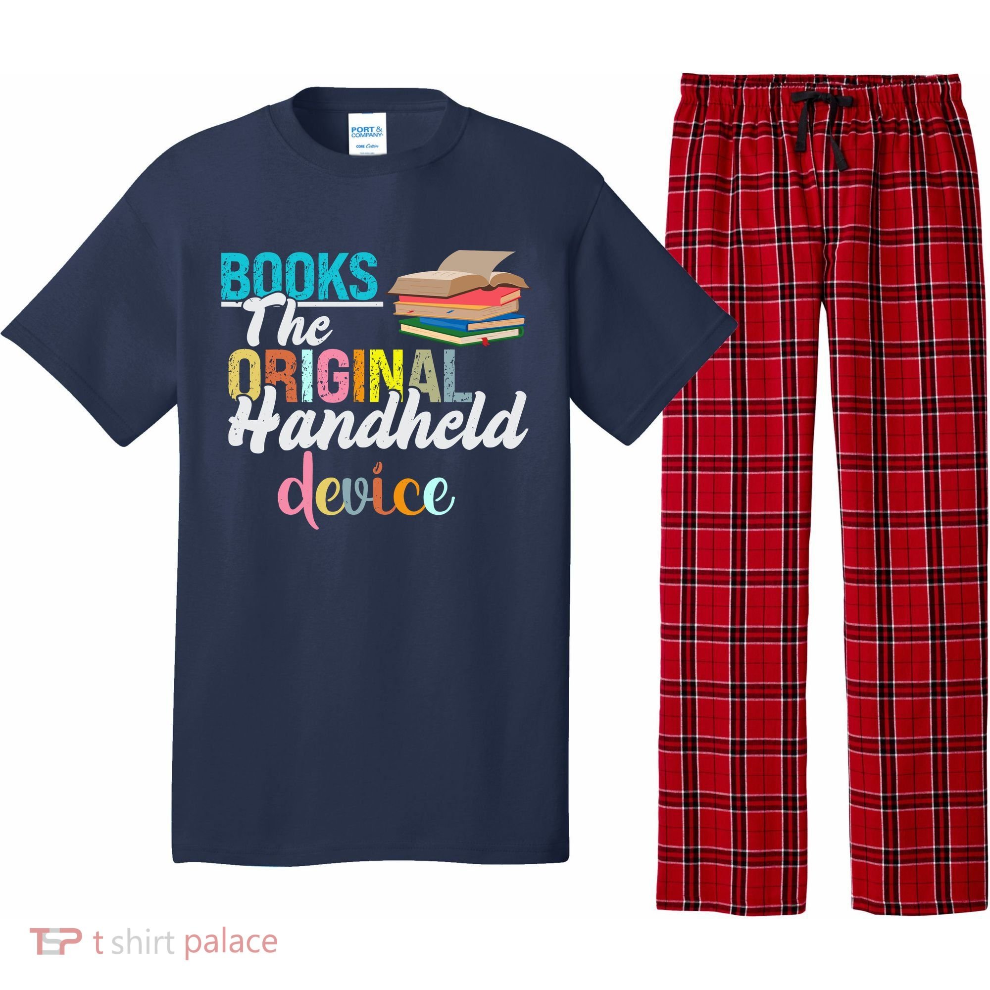 Books The Original Handheld Device Book Librarian Pajama Set