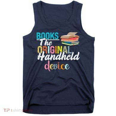 Books The Original Handheld Device Book Librarian Tank Top